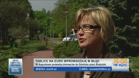 GDDKiA przeprasza za źle ustawione znaki