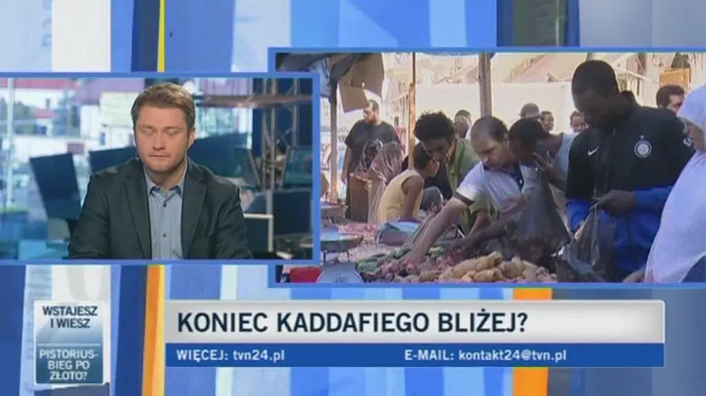 Gdzie ukrywa się Kaddafi i czy jest ważny dla Libijczyków? (TVN24)