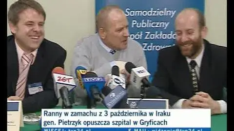 Gen. Pietrzyk w żartobliwym nastroju