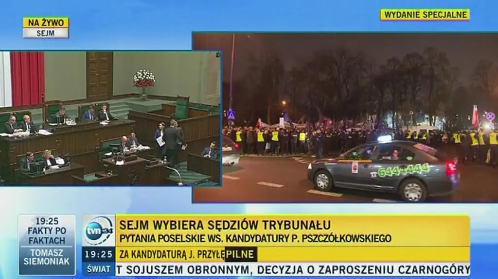 Głosowanie nad kandydaturą Piotra Pszczółkowskiego na sędziego TK