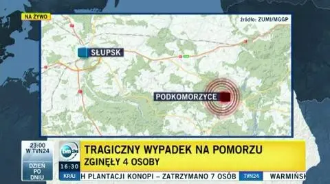 Golf uderzył w drzewo. Zginęło czterech mężczyzn