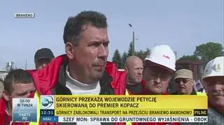 Górnicy z petycją do Ewy Kopacz