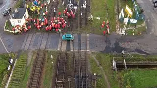 Górnicy ze Śląska zablokowali pociągi z importowanym, rosyjskim węglem