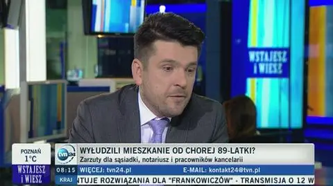 Goście TVN24 o notariuszkach z zarzutami
