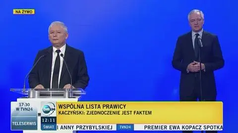 Gowin i Ziobro o wspólnych listach prawicy 
