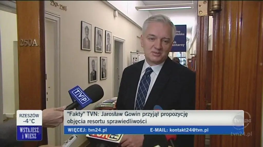 Gowin: Nie mogę komentować