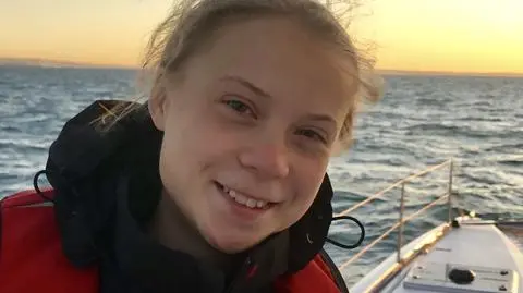 Greta Thunberg dopłynęła katamaranem na szczyt klimatyczny