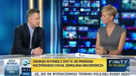 Grzegorz Kajdanowicz o piśmie Sikorskiego