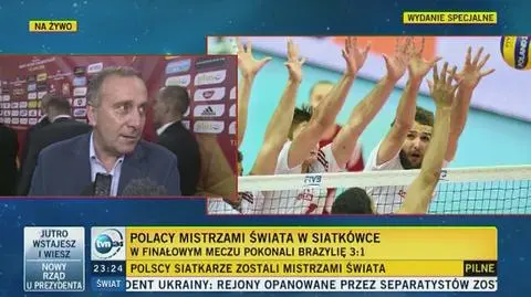 Grzegorz Schetyna też kibicował polskiej drużynie