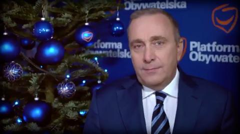 Grzegorz Schetyna ze świątecznymi życzeniami 