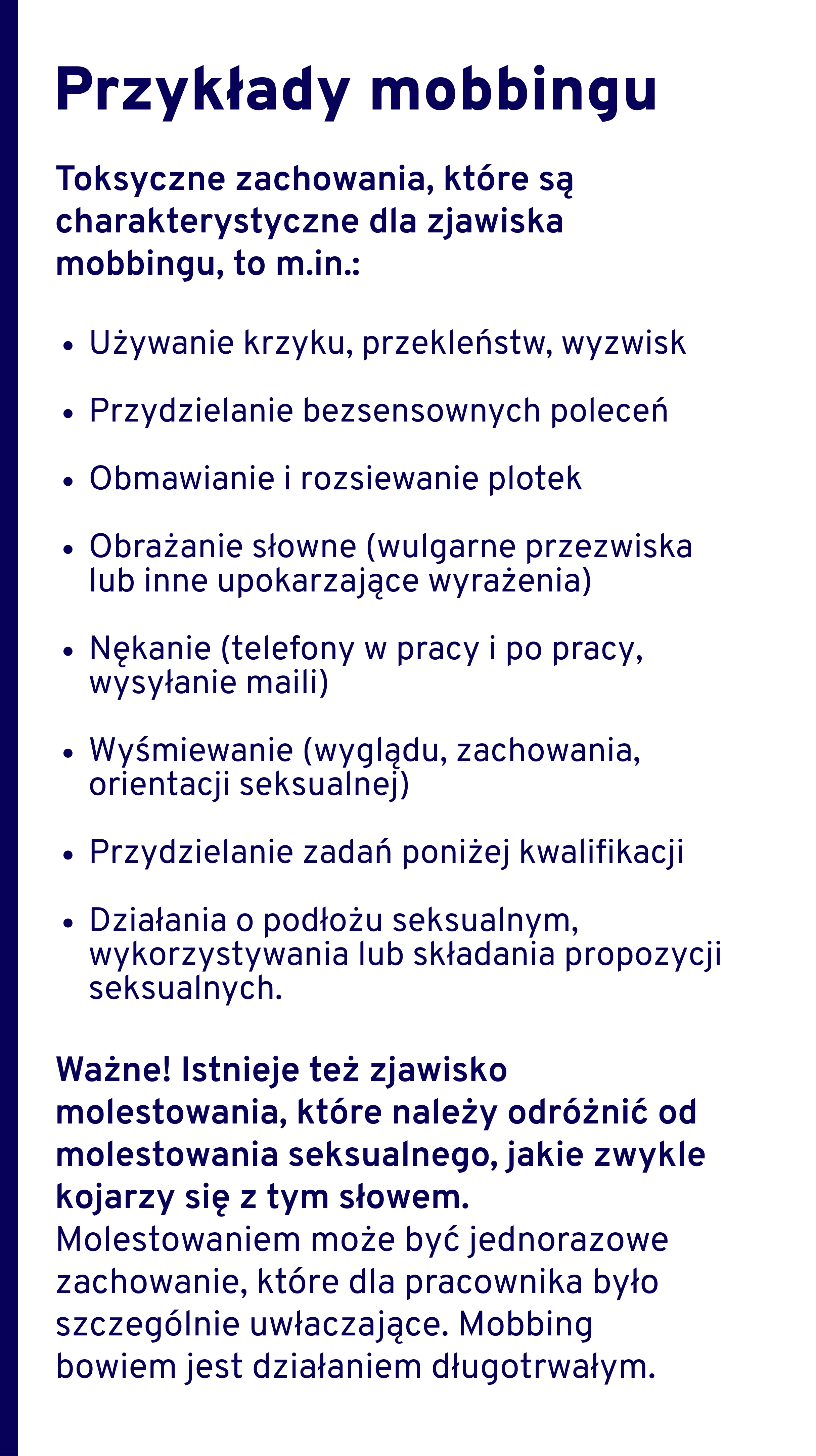 Mobbing i molestowanie w pracy