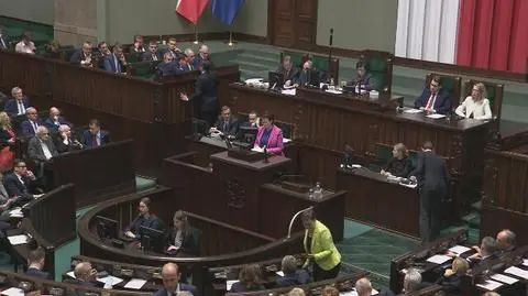 "Hańba" na sali sejmowej. Przed głosowaniem dotyczącym wyboru sędziów TK