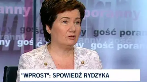 Hanna Gronkiewicz-Waltz: - O. Rydzyk gorszy od bezdomnego Huberta