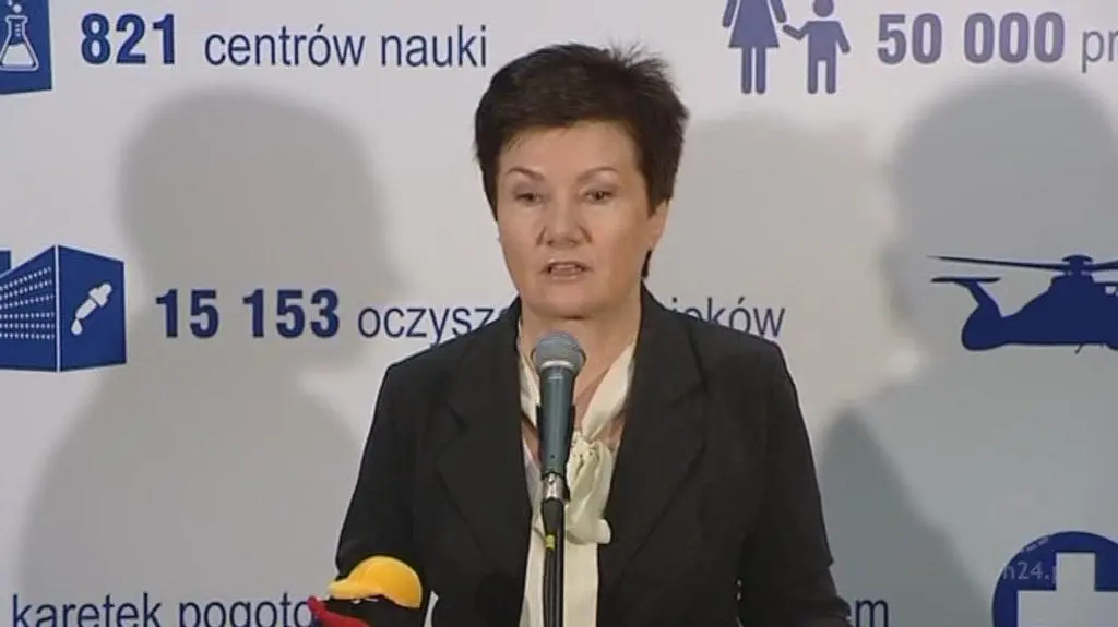 Hanna Gronkiewicz-Waltz przeciwna podwyżkom (TVN24)