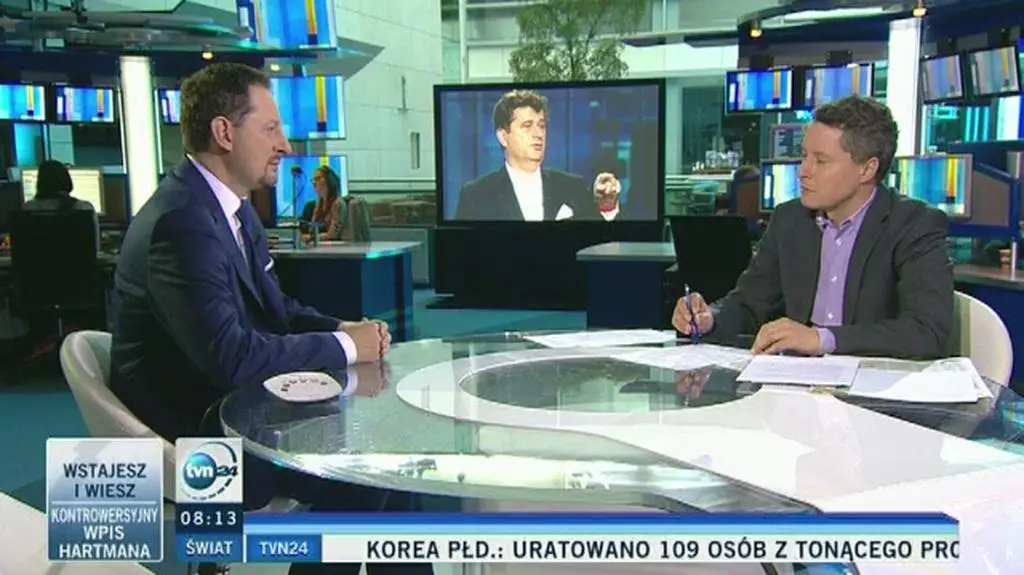 Hartman pisze o związkach kazirodczych. Ryfiński: nie wiem, co on pije