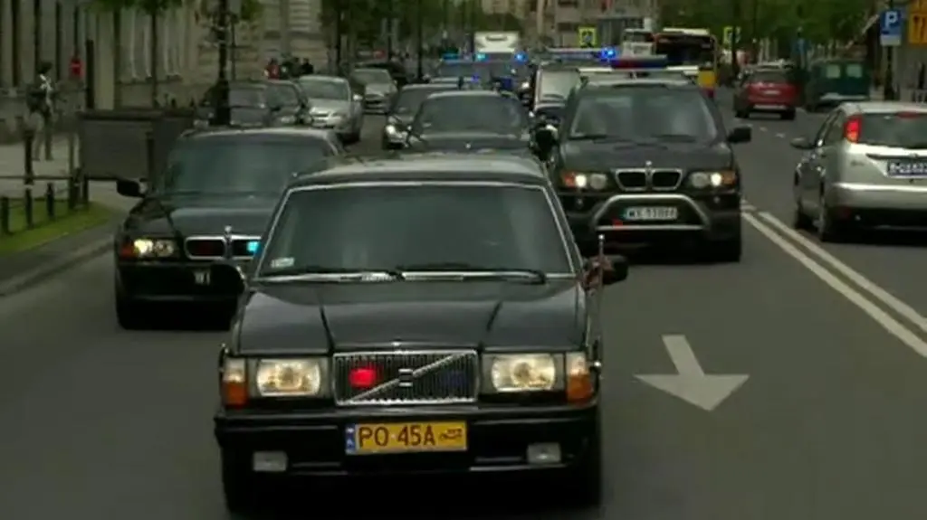 Historyczny przejazd kolumny BOR 