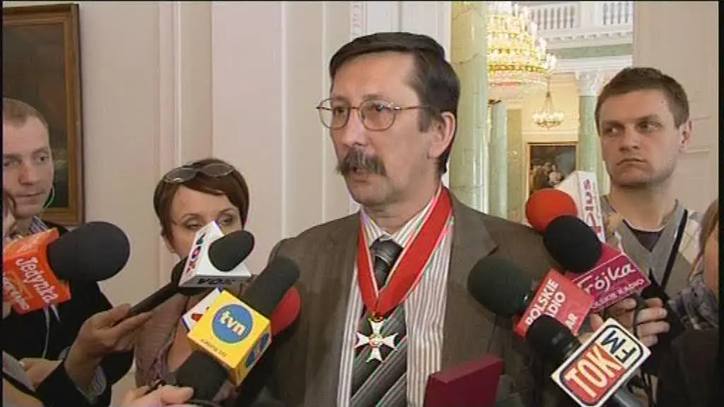 Historyk Jan Żaryn z IPN nie krył radości z wyróznienia
