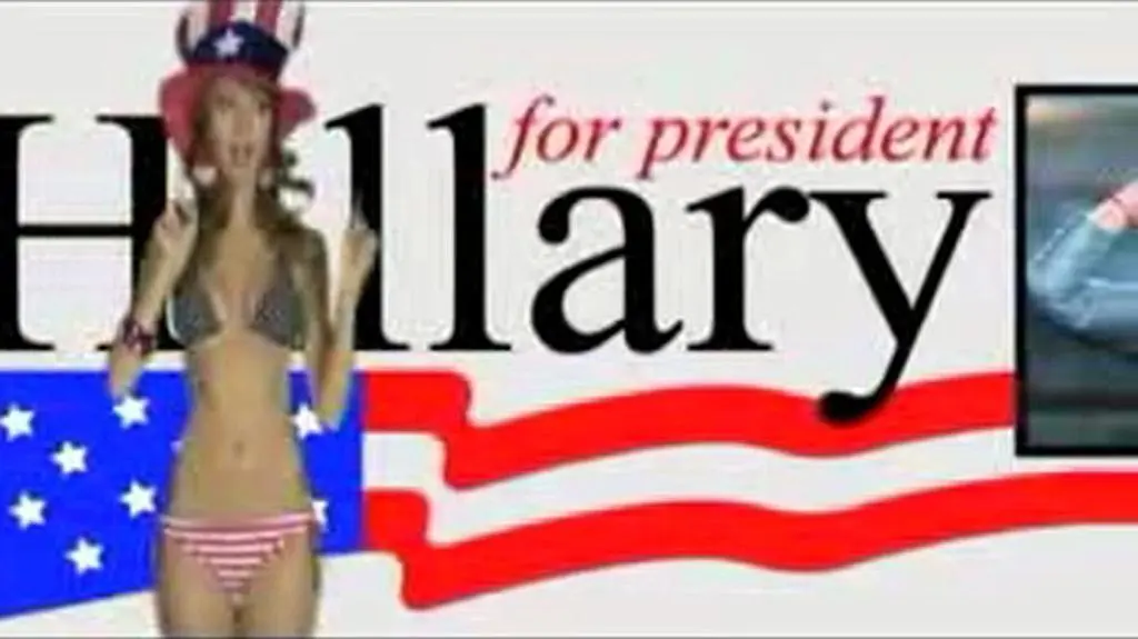"Hott4hill" - parodia Obama Girl