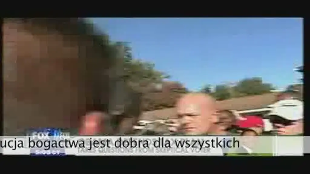 Hydraulik Joe zaskoczył Obamę/ youtube.com