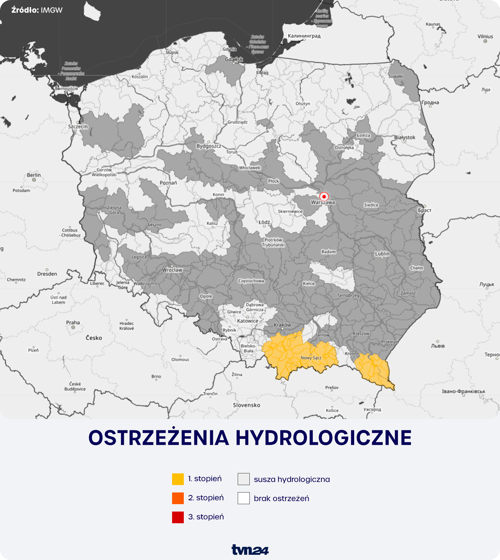 Ostrzeżenia hydrologiczne