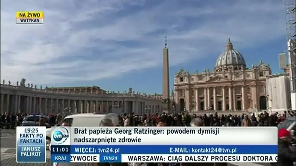 Informacja o operacji papieża zelektryzowała media 