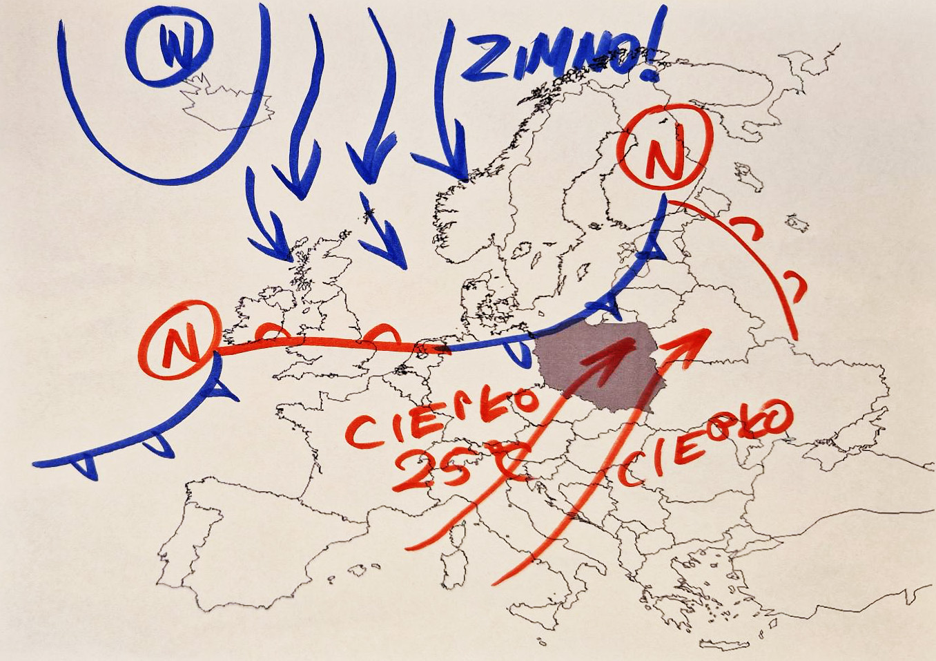 Aktualna sytuacja baryczna