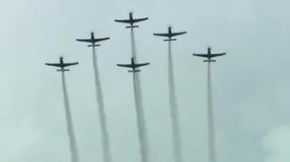 Iskry, Orliki, Herculesy i F-16. Lotniczy pokaz na stołecznym niebie