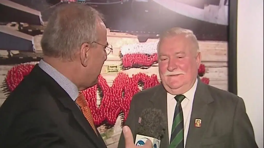Jacek Pałasiński rozmawia z Wałęsą o 69. urodzinach