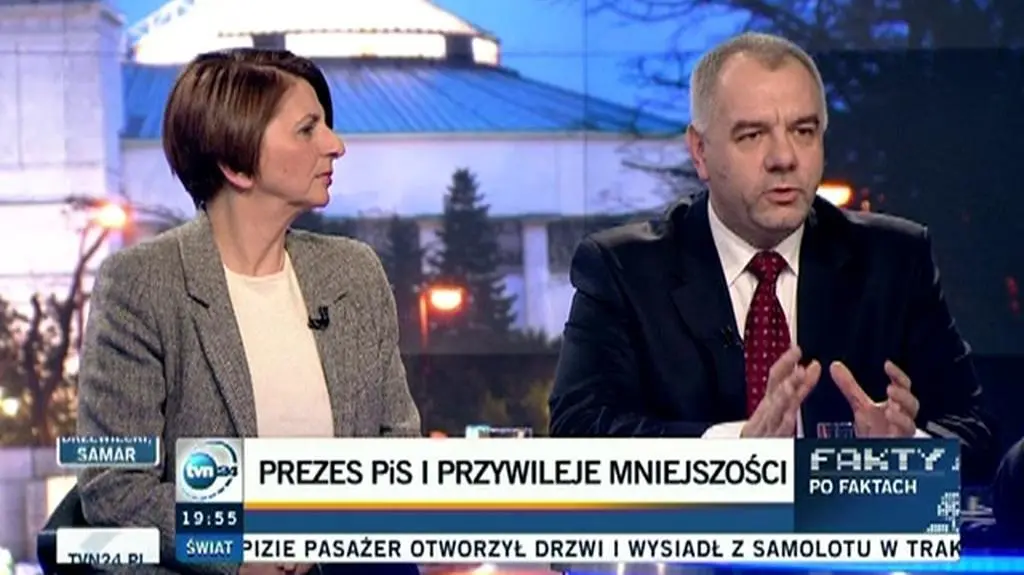 Jacek Sasin i Julia Pitera o nauce języka polskiego w niemieckiej szkole
