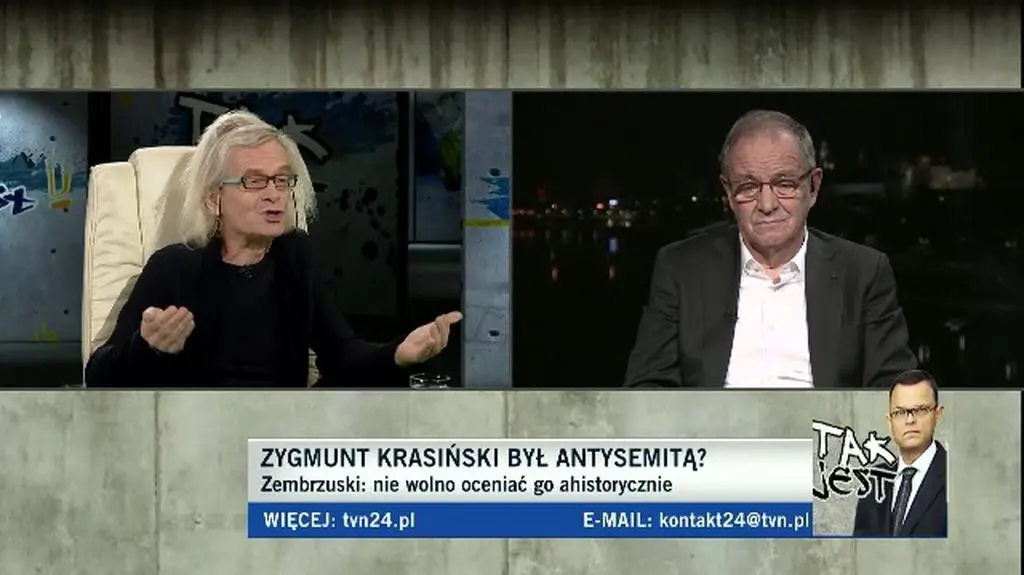 Jacek Zembrzuski i Jerzy Fedorowicz w programie "Tak jest"