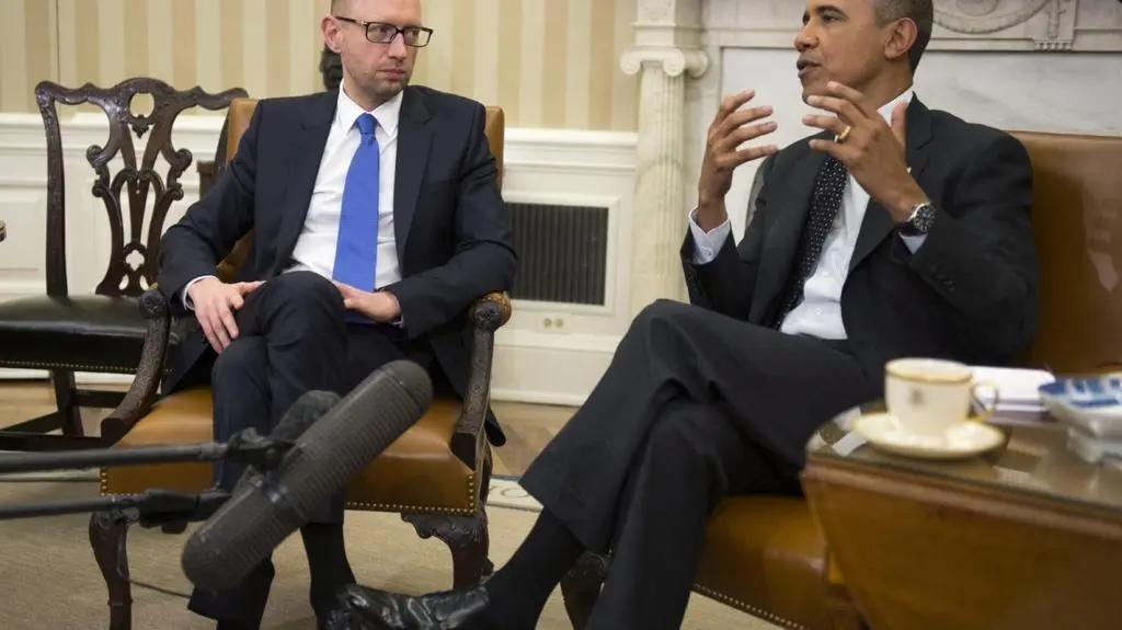 Jaceniuk w Białym Domu