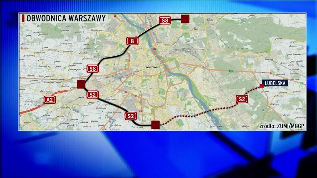 Jak będzie wyglądała obwodnica Warszawy?
