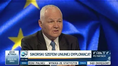Jan Krzysztof Bielecki był gościem "Faktów po Faktach"