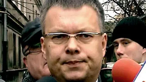 Janusz Kaczmarek przed przesłuchaniem