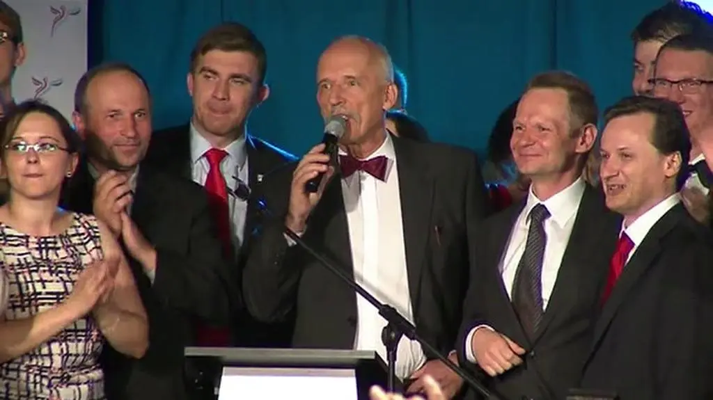 Janusz Korwin-Mikke po ogłoszeniu sondażowych wyników: zaczynamy marsz Polski do normalności