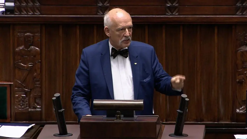 Janusz Korwin-Mikke: ta ustawa to brudny plaster na bolejącą ranę 