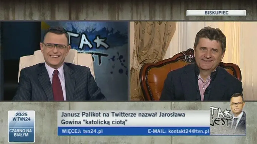 Janusz Palikot w "Tak Jest": "ciota" to staropolskie określenie wiedźmy