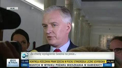 Jarosław Gowin skomentował stanowisko KRS