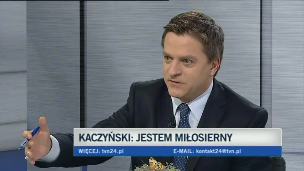 Jarosław Kaczyński w programie Bogdana Rymanowskiego "Jeden na jeden"