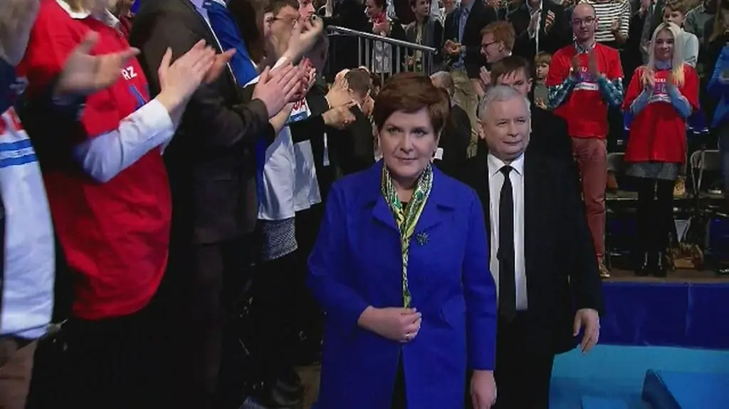 Jarosław Kaczyński zjawił się na konferencji Dudy