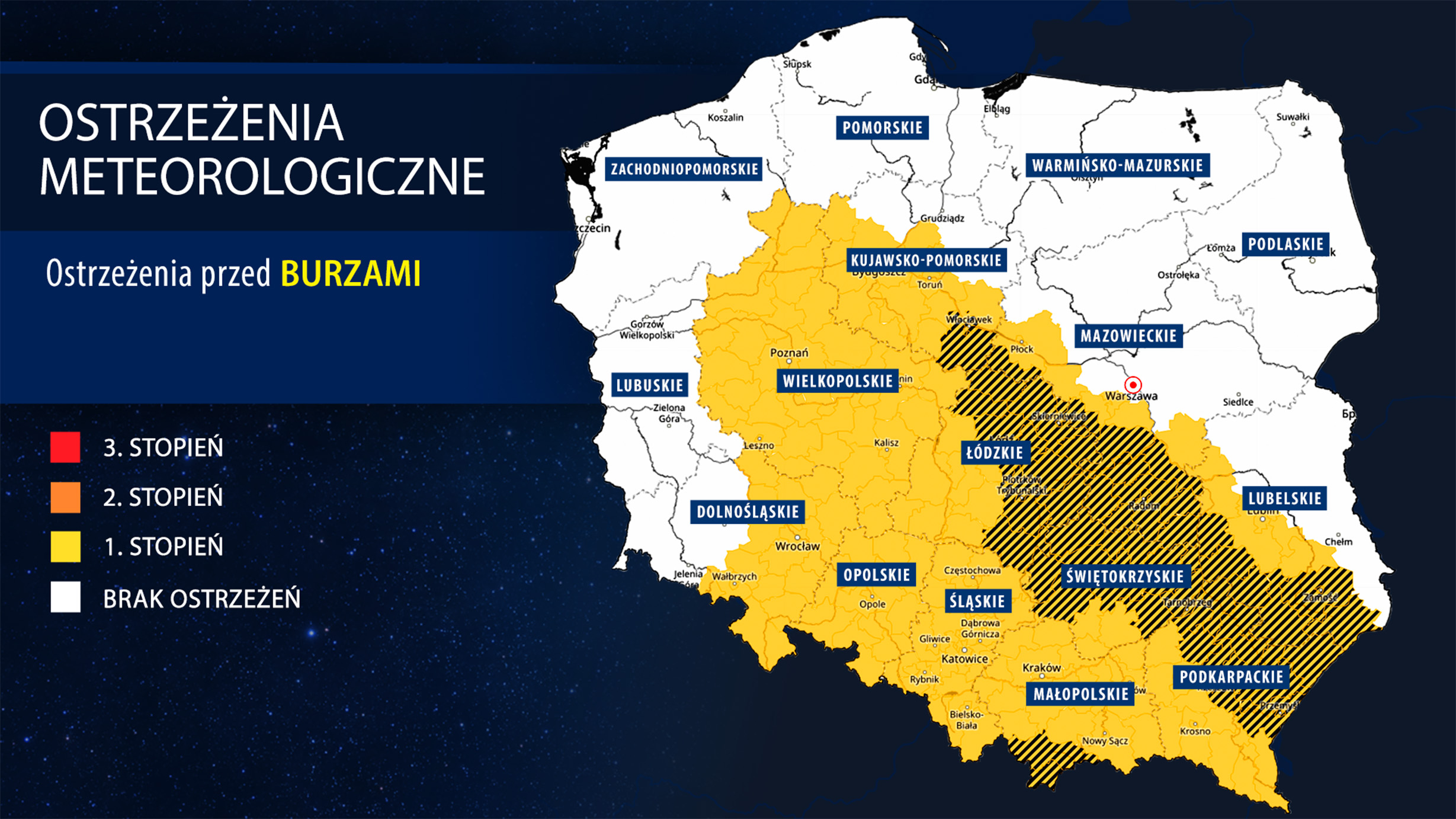 Ostrzeżenia meteorologiczne IMGW
