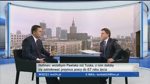"Jeden na Jeden" z Adamem Hofmanem (TVN24)