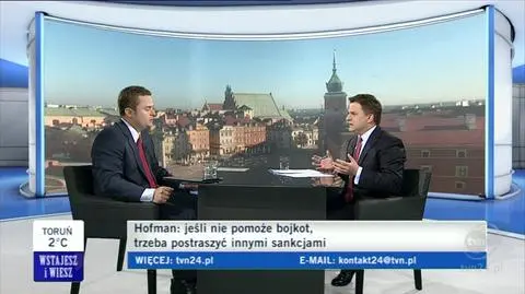 "Jeden na Jeden" z Adamem Hofmanem (TVN24)