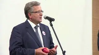 #JedzJabłka z prezydentem. "Żeby nasz potężny sąsiad wiedział, co może stracić"
