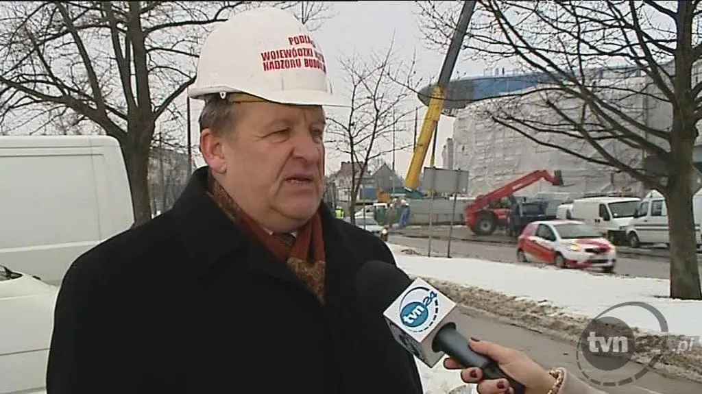 Jerzy Grzegorczyk, wojewódzki inspektor budowlany: Prace wstrzymano