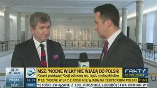 Jerzy Wenderlich o decyzji w sprawie "Nocnych Wilków"