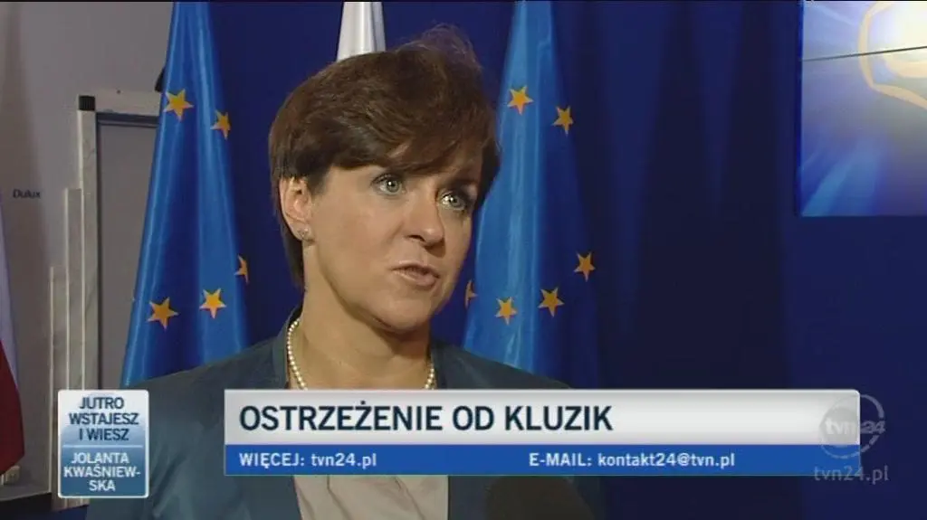 Joanna Kluzik-Rostkowska o kampanii PiS (TVN24)