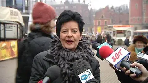Joanna Senyszyn na gdańskiej manifie