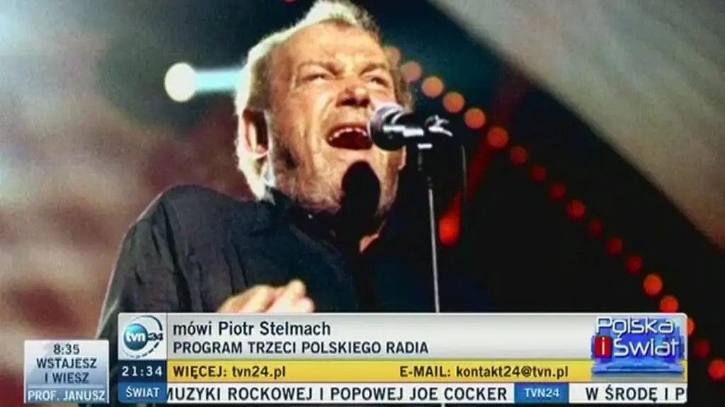 Joe Cockera wspomina Piotr Stelmach z radiowej "Trójki"