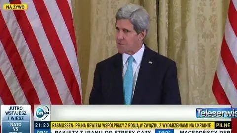 John Kerry o sytuacji na Ukrainie 